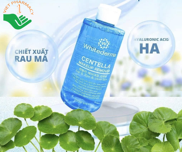 Nước tẩy trang Whitederma Centella Makeup Remover (Chai 200ml)