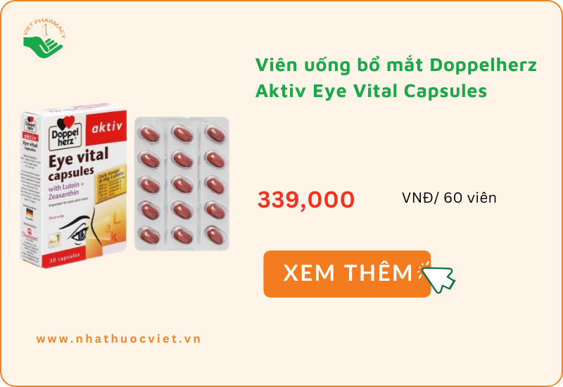 Viên uống bổ mắt Doppelherz Aktiv Eye Vital Capsules