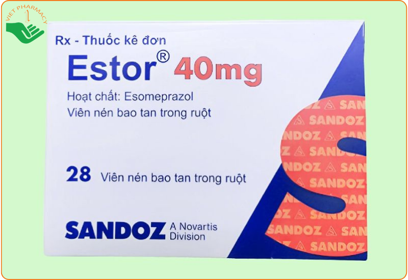Estor 40mg hiện có giá bán tham khảo khoảng 410.000₫/hộp