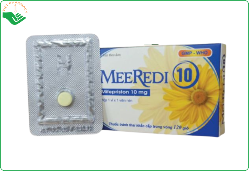 Giá thuốc MeeRedi 10 tránh thai khẩn cấp trong vòng 120 giờ