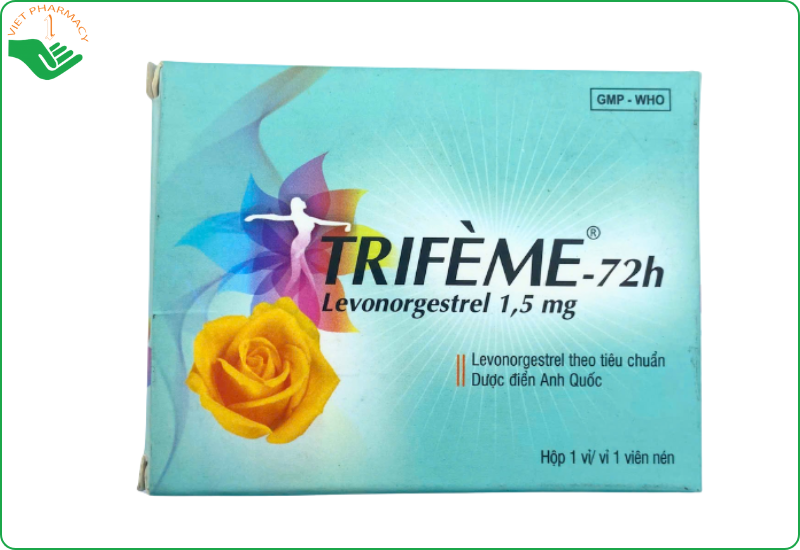 Giá thuốc tránh thai khẩn cấp Trifème 72h