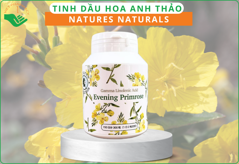 Tinh dầu hoa anh thảo Natures Naturals Gamma Linolenic Acid Evening Primrose