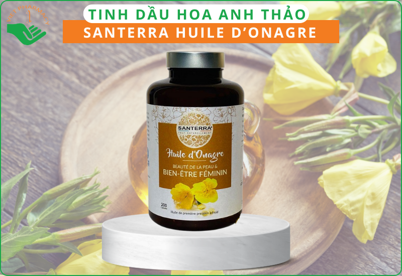 Tinh dầu hoa anh thảo Pháp Santerra Huile D’onagre