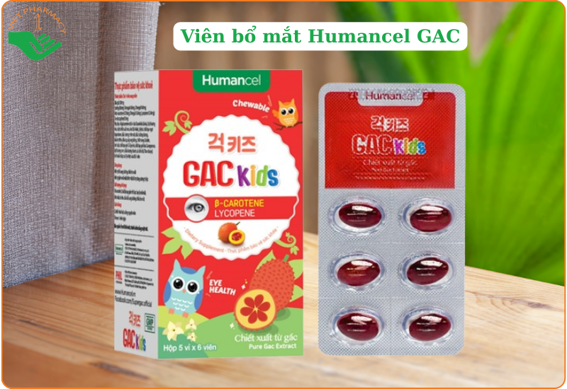 Viên bổ mắt Humancel GAC