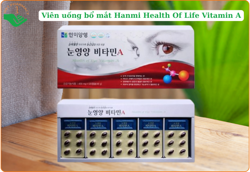 Viên uống bổ mắt Hanmi Health Of Life Vitamin A