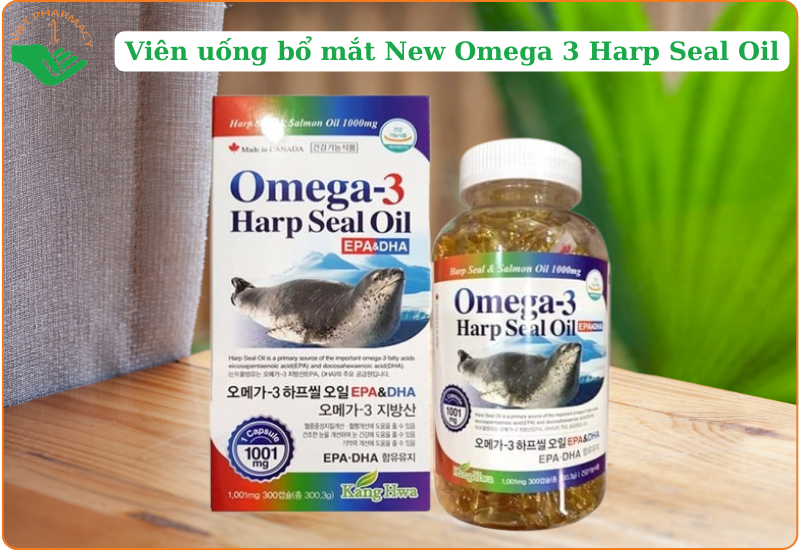Viên uống bổ mắt New Omega 3 Harp Seal Oil