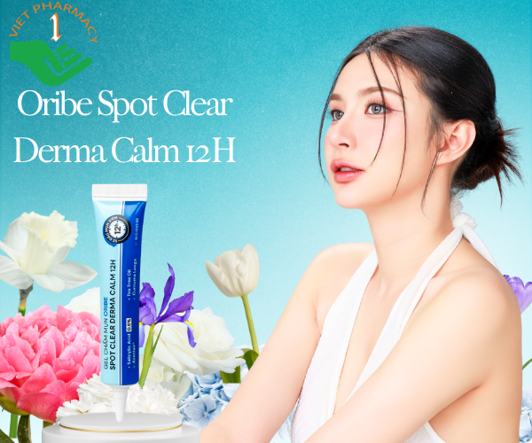 Gel giảm mụn Oribe Spot Clear Derma Calm 12H (Tuýp 15g)