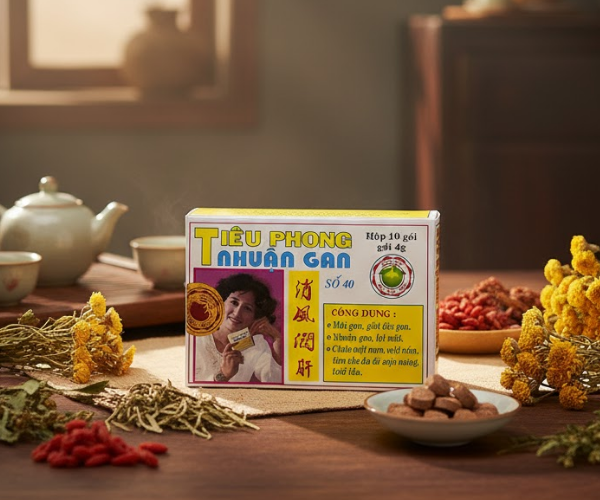Thuốc Tiêu Phong Nhuận Gan số 40 bổ gan, giải độc gan (Hộp 10 gói x 4g)