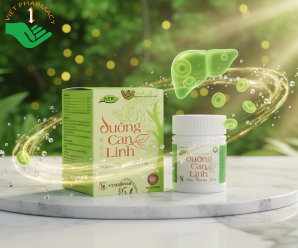 Viên uống Dưỡng Can Linh bổ gan, thanh nhiệt, giải độc (Hộp 40 Viên)
