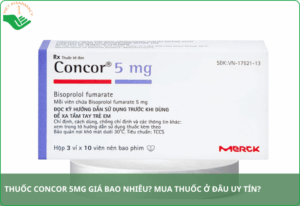 Thuốc Concor 5mg giá bao nhiêu?