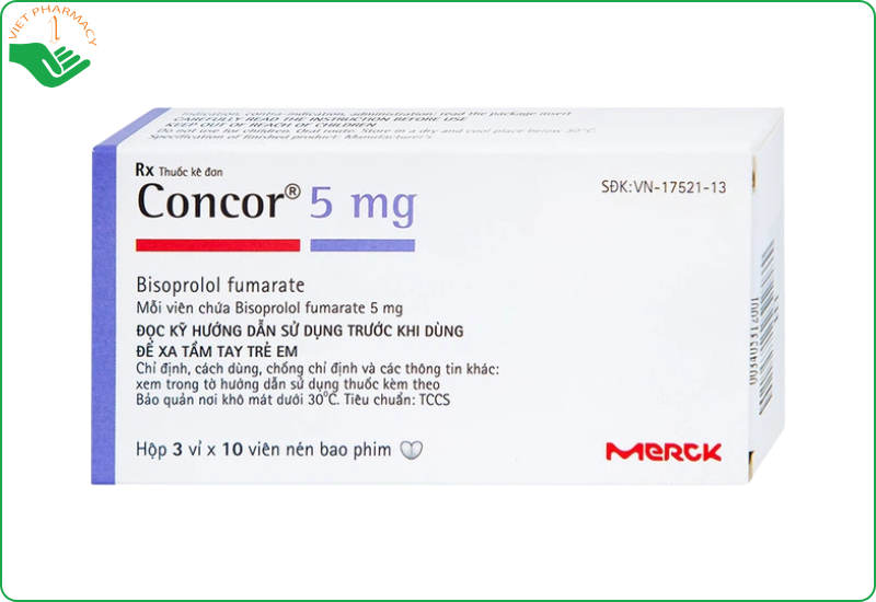 Thuốc Concor 5mg mua ở đâu uy tín?