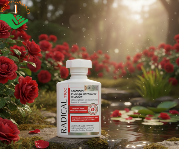 Dầu gội Radical Med Anti Hair Loss Shampoo hỗ trợ ngăn rụng tóc, kích thích mọc tóc (Chai 300ml)