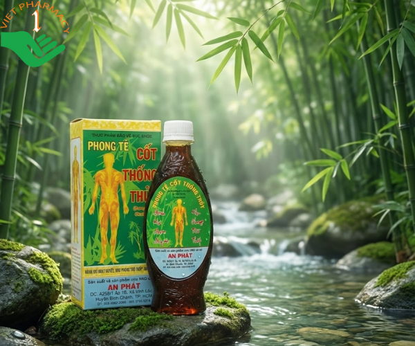 Dung dịch Phong tê cốt thống thuỷ An Phát hỗ trợ làm giảm đau khớp, đau lưng (Hộp 1 lọ 280ml)