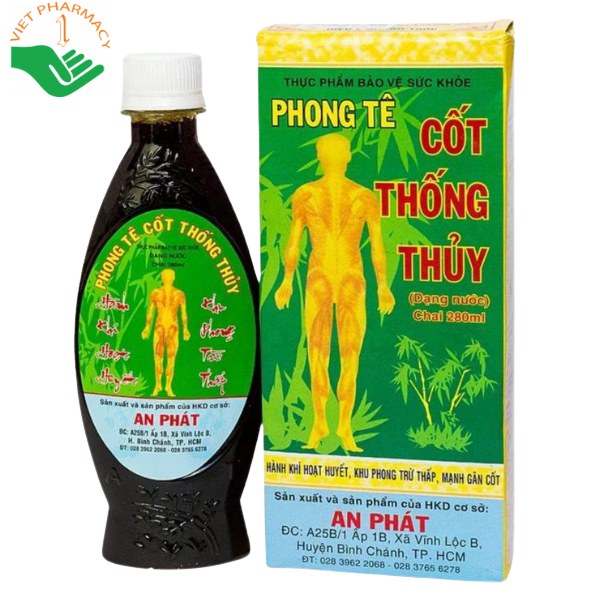 Dung dịch Phong tê cốt thống thuỷ An Phát hỗ trợ làm giảm đau khớp, đau lưng