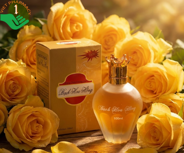 Dung dịch dưỡng da Bạch Hoa Hồng giảm mụn, mờ nám, dưỡng da sáng mịn (Chai 100ml)