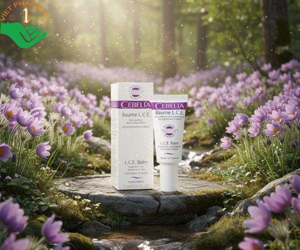 Gel bôi Cebelia LCE Balm hỗ trợ liền vết thương, chống thâm tím, phù nề (Hộp 1 tuýp 15ml)