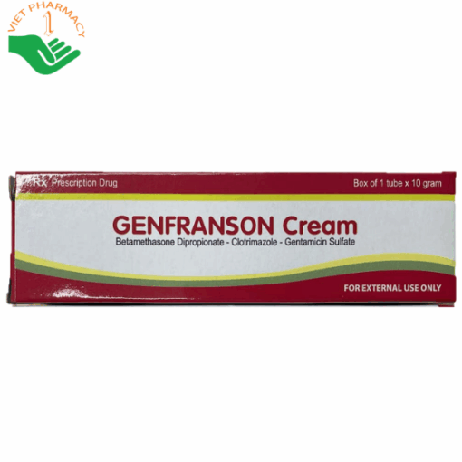 H - Thuốc bôi Genfranson Cream điều trị bệnh lý viên da cơ địa