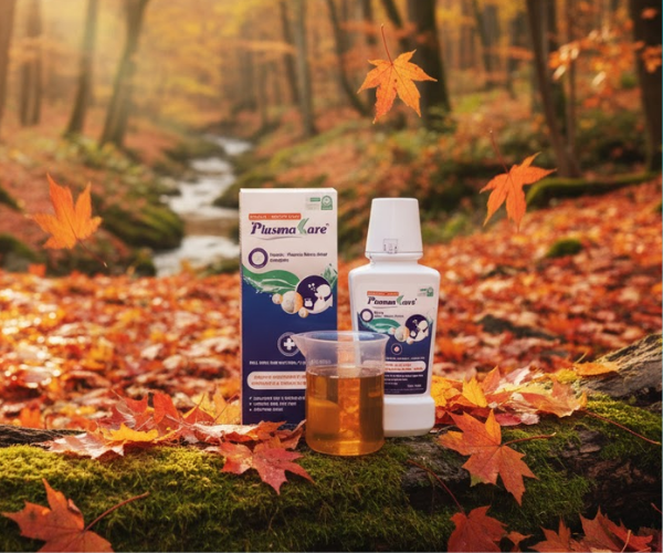 Súc họng-miệng PlasmaKare làm sạch và kháng khuẩn răng miệng (Chai 150ml)