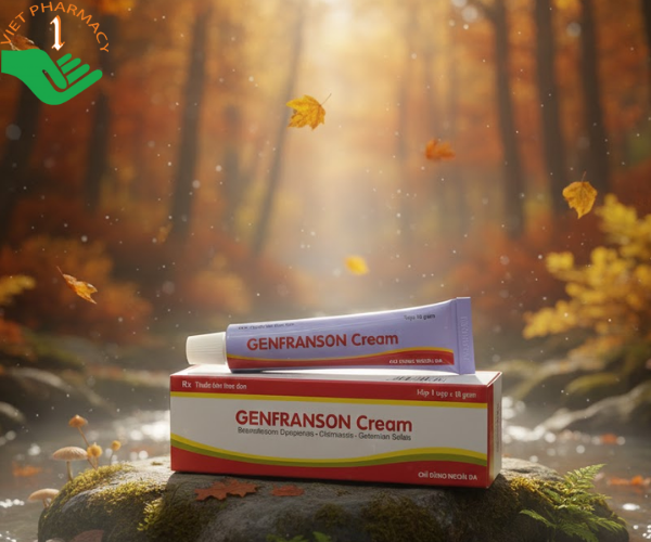 Thuốc bôi Genfranson Cream điều trị bệnh lý viên da cơ địa (Tuýp 10g)