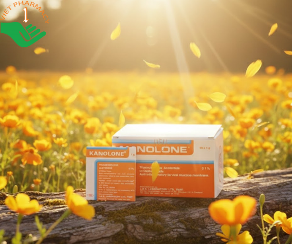 Thuốc bôi Kanolone 1g điều trị các vấn đề về loét miệng, viêm nhiễm trong khoang miệng (Hộp 50 gói x 1g)