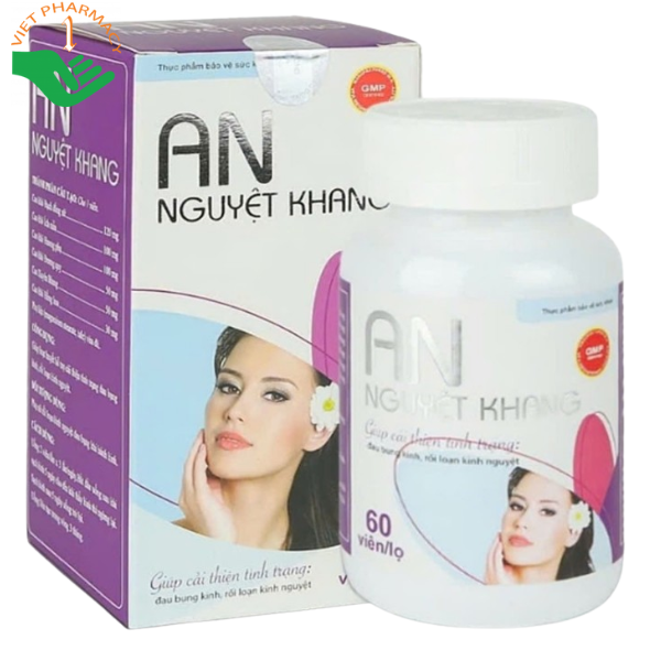 Viên uống An Nguyệt Khang hỗ trợ cải thiện tình trạng đau bụng kinh và rối loạn kinh nguyệt