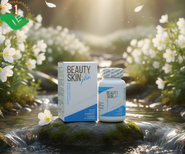 Viên uống Beauty Skin hỗ trợ trắng da, chống nắng (Hộp 60 viên)