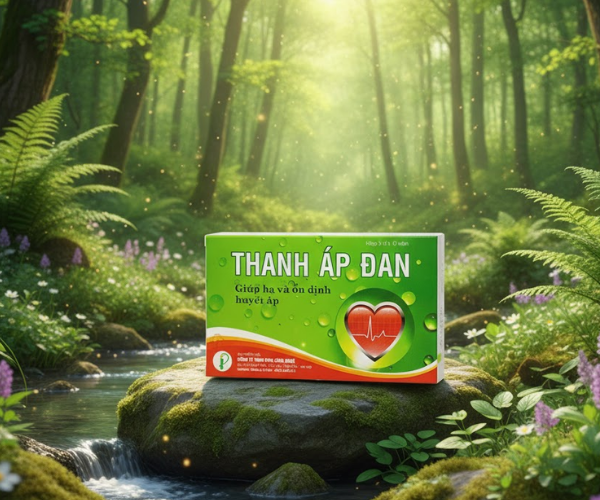Viên uống Thanh áp đan điều trị hạ huyết áp và giảm mỡ máu (Hộp 3 vỉ x 10 viên) (1)