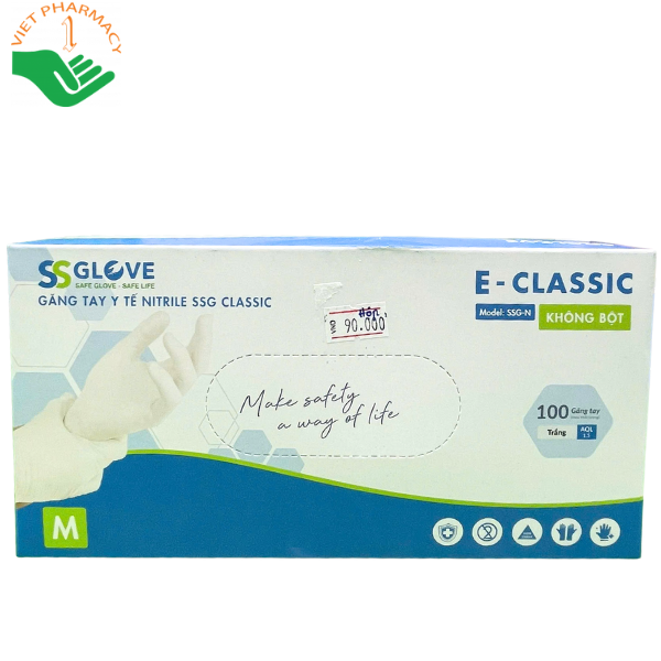 Găng tay y tế Nitrile SSG Classic