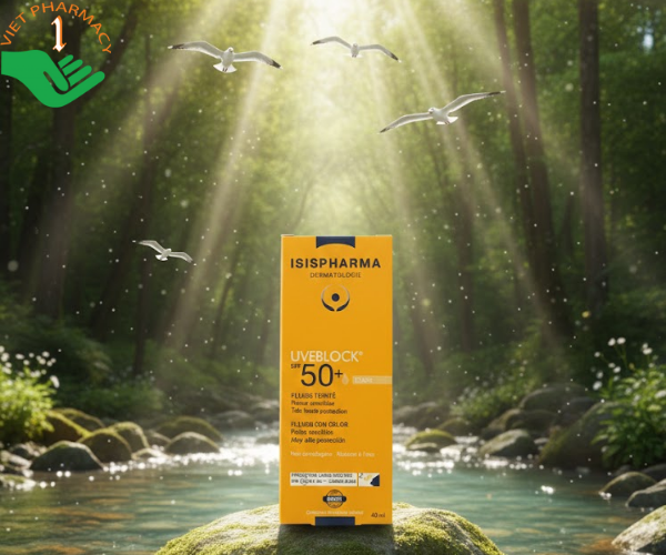 Kem chống nắng Isis Pharma Uveblock 50 Tinted Cream SPF 50+ (Tuýp 40ml)