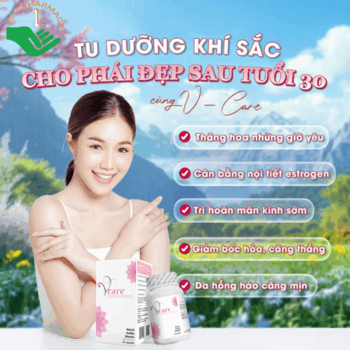 SP - Viên uống Vcare Natural Women Care Capsules se khít và tăng cường sinh lý nữ