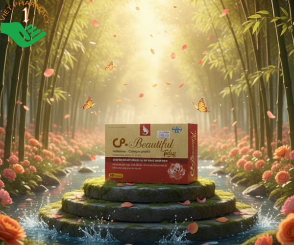 Viên uống Cp-Beautiful Today hỗ trợ tăng khả năng chống oxy hóa, giúp tăng đàn hồi cho da (Hộp 30 viên)