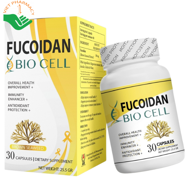 Viên uống Fucoidan Bio Cell giảm tác dụng phụ trong điều trị ung thư