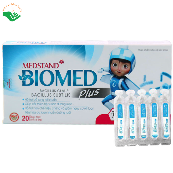 Biomed Plus Medstand hỗ trợ bổ sung lợi khuẩn, giúp cải thiện hệ vi sinh đường ruột