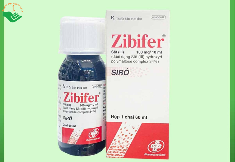 Dung dịch uống Zibifer OPV điều trị thiếu máu, thiếu sắt tiềm ẩn (30ml)