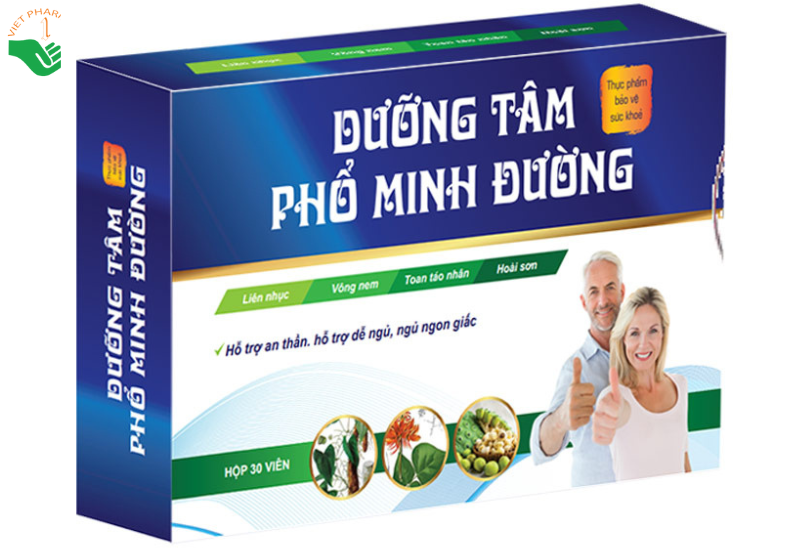 Dưỡng tâm Phổ Minh Đường hỗ trợ ngủ ngon giấc (Hộp 30 viên)