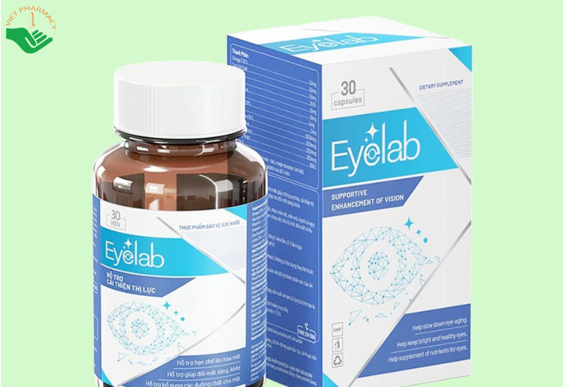Eyelab hỗ trợ cải thiện thị lực, hạn chế lão hóa mắt, giảm mờ mắt, khô mắt (Lọ 30 viên)
