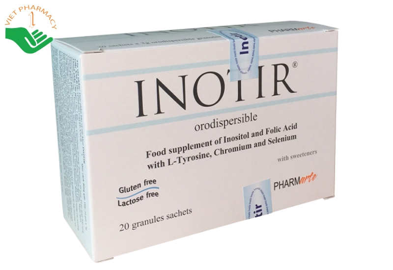 Gói uống Inotir hỗ trợ điều trị buồng trứng đa nang (Hộp 20 gói)