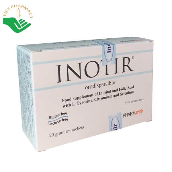 Gói uống Inotir hỗ trợ điều trị buồng trứng đa nang (Hộp 20 gói)