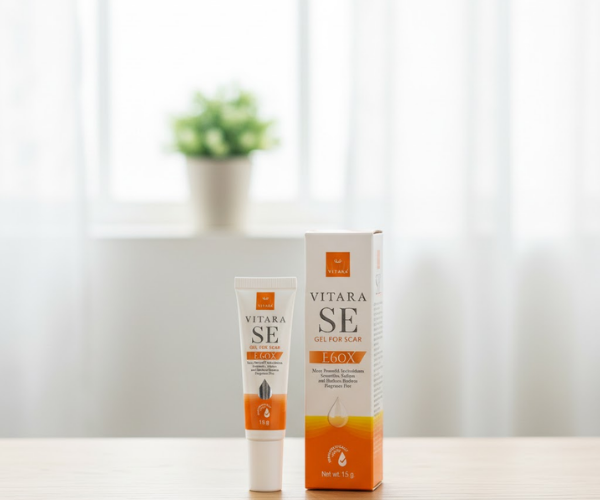 Kem Vitara Se Gel For Scar E60X xóa mờ sẹo, thâm mụn (Hộp 1 lọ 15g)