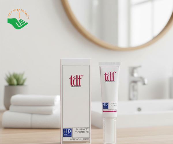 Kem TDF Fairence T-Complex giảm thâm nám, tàn nhang, ngừa oxy hóa và làm sáng da (Hộp 1 tuýp 30g)
