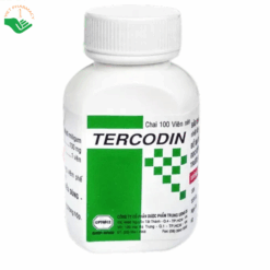 Thuốc Tercodin trị ho, long đờm, viêm phế quản (Hộp 1 lọ x 100 viên)