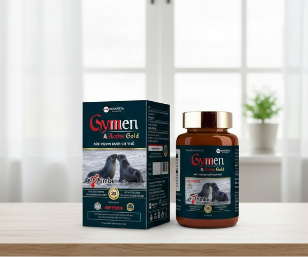 Viên uống Gymen Active Gold tăng cường sinh lý nam (Hộp 1 lọ 30 viên)