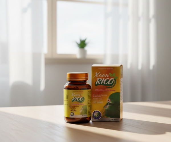 Viên uống Xoan Rico hỗ trợ tình trạng viêm xoang (Hộp 1 lọ 60 viên)