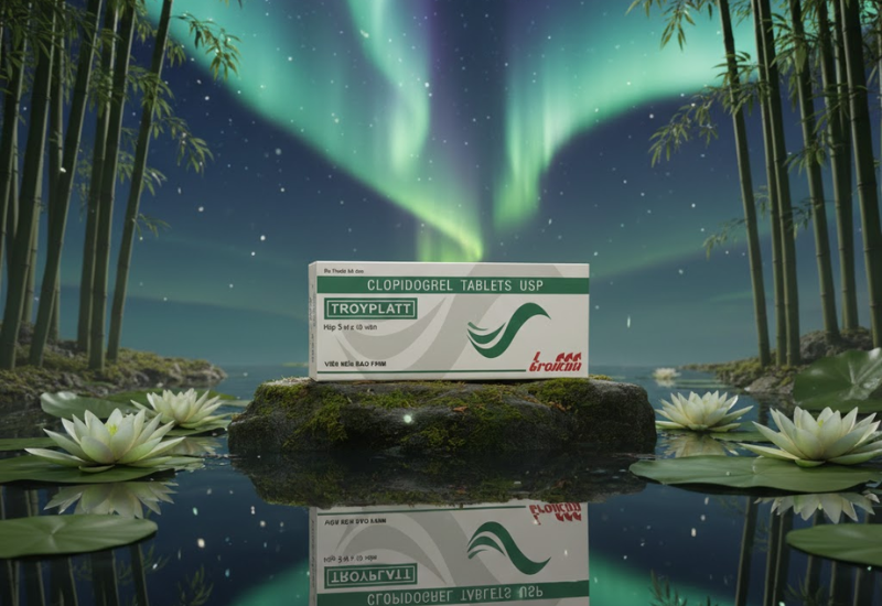 Thuốc Troyplatt 75mg dự phòng xơ vữa động mạch (Hộp 3 vỉ x 10 viên)