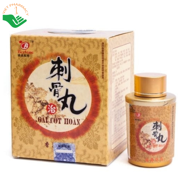 Gai Cốt Hoàn hỗ trợ điều trị phong thấp, nhức mỏi, đau lưng, nhức mỏi khớp, viêm khớp, gai cột sống (Hộp 60 viên)