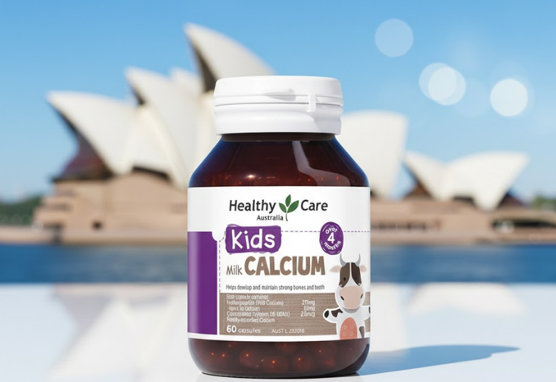 Healthy Care Kids Milk Calcium Bổ sung canxi sữa cho bé