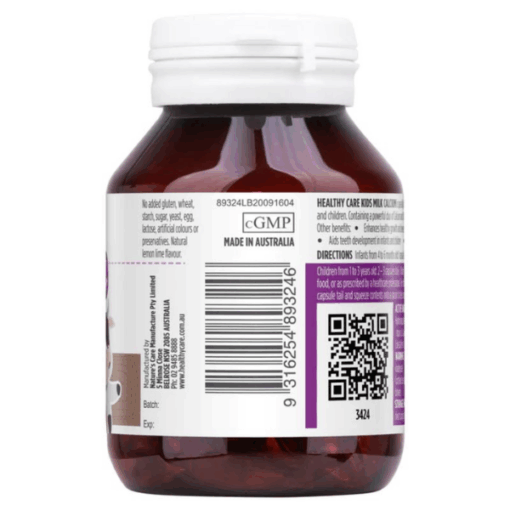 Healthy Care Kids Milk Calcium Bổ sung canxi sữa cho bé