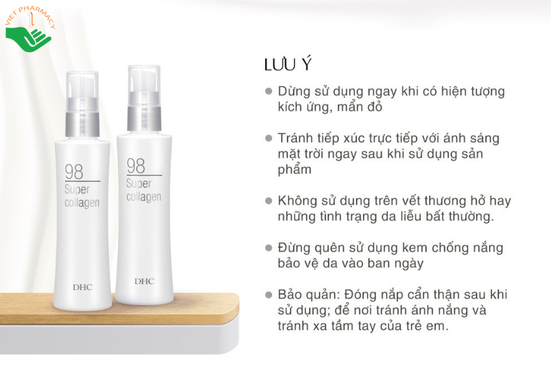 Tinh chất dưỡng da DHC Super Collagen giúp cấp ẩm, bổ sung dưỡng chất, hỗ trợ cải thiện độ đàn hồi cho da (Chai 50ml)