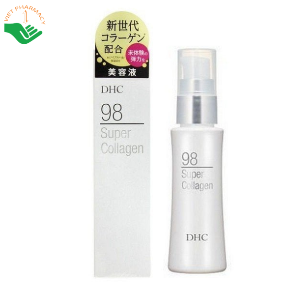 Tinh chất dưỡng da DHC Super Collagen giúp cấp ẩm, bổ sung dưỡng chất, hỗ trợ cải thiện độ đàn hồi cho da (Chai 50ml)