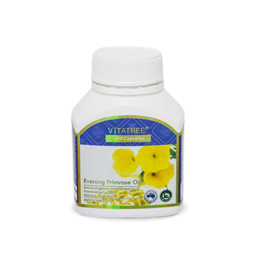TPBVSK Vitatree Evening Primrose Oil hỗ trợ giảm triệu chứng của tiền kinh nguyệt (hộp 100 viên)